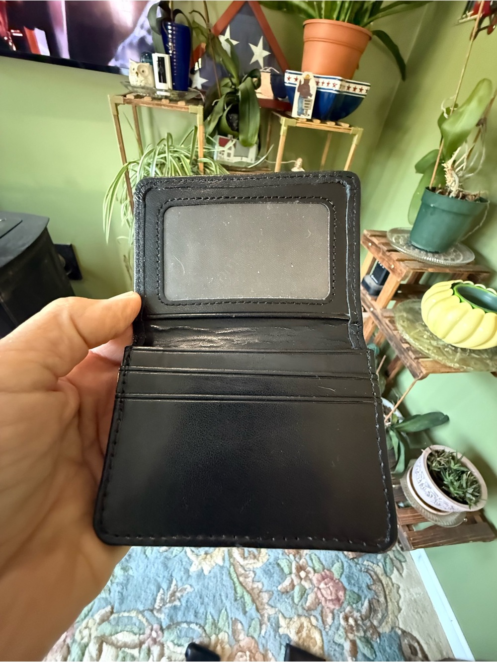 Samsonite Genuine Leather Lightweight ID Credit Business Card Wallet